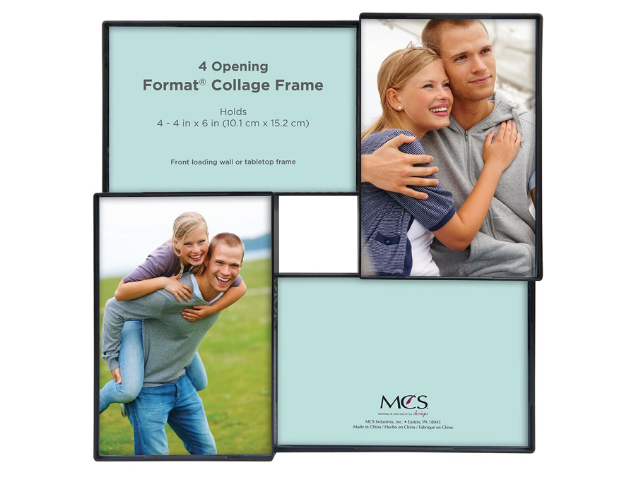 MCS Format Collage Frame with 4-4x6 openings