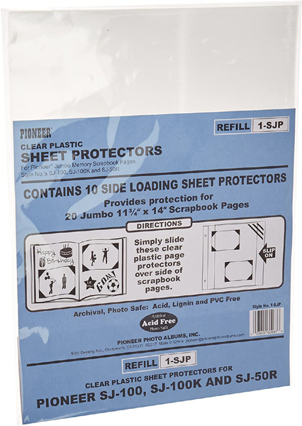 Pioneer Post Bound Side Load Refill Pages 11.75x14 10/Pkg