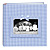 Pioneer DA-200GFRB Gingham Fabric Baby Photo Album