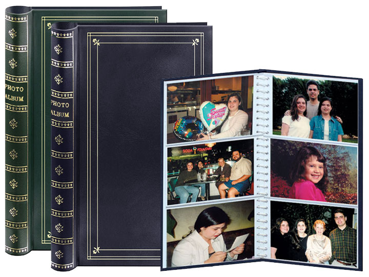 Pioneer Photo Albums 204-Pocket Post Bound Leatherette Cover Album for 4 by... 