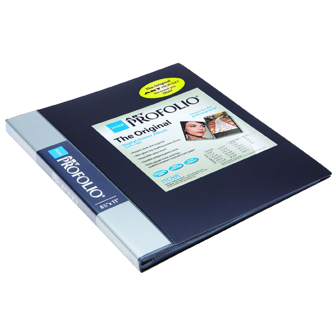Itoya Art Profolio Presentation Book with 5x7 24 Pocket Pages, 48 Views  IA125